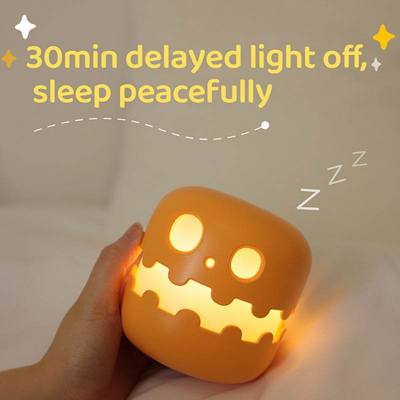 Pumpkin Lamp Bedside Halloween Funny Decoration Ambience Light For Bedrooms Living Room Decoration Kids Birthday Gift Halloween Decorations - LizzCart