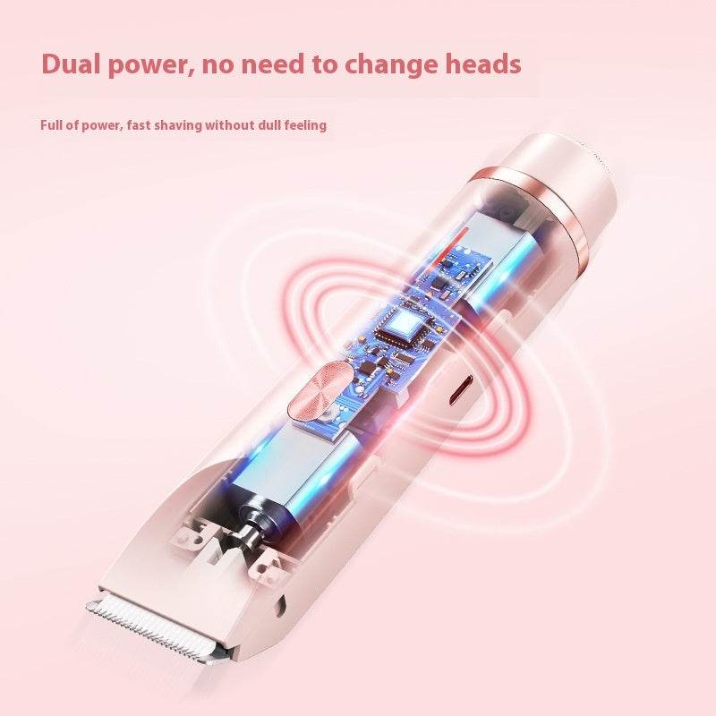 2 In 1 Hair Remover Women's Double Head Shaver - LizzCart