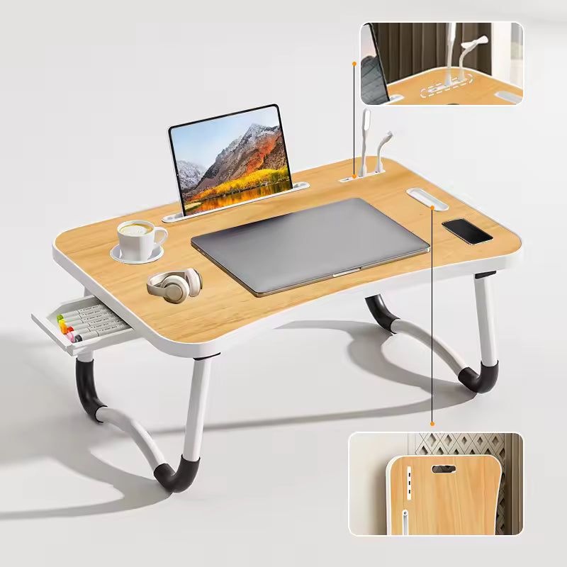 “Foldable Laptop Desk with Light & Fan” 🚚 Free Shipping on Every Order! - LizzCart