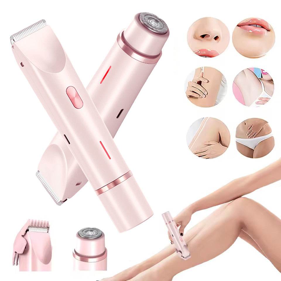 2 In 1 Hair Remover Women's Double Head Shaver - LizzCart
