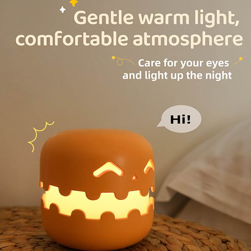 Pumpkin Lamp Bedside Halloween Funny Decoration Ambience Light For Bedrooms Living Room Decoration Kids Birthday Gift Halloween Decorations - LizzCart