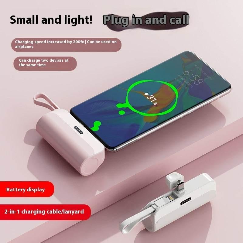 Pocket Wireless Mini Capsule Bank Compact Portable Power Source - LizzCart