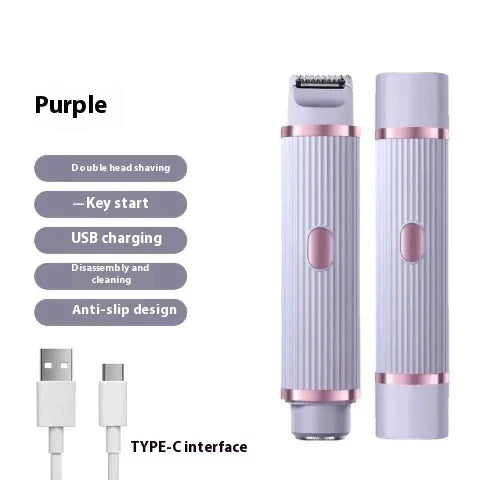 Double-headed Electric Shaver Women's Body Hair Removal Device - LizzCart