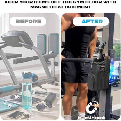 Gym Water Bottle Bag Rack Fitness Portable Weekend Fitness Sport Bag - LizzCart