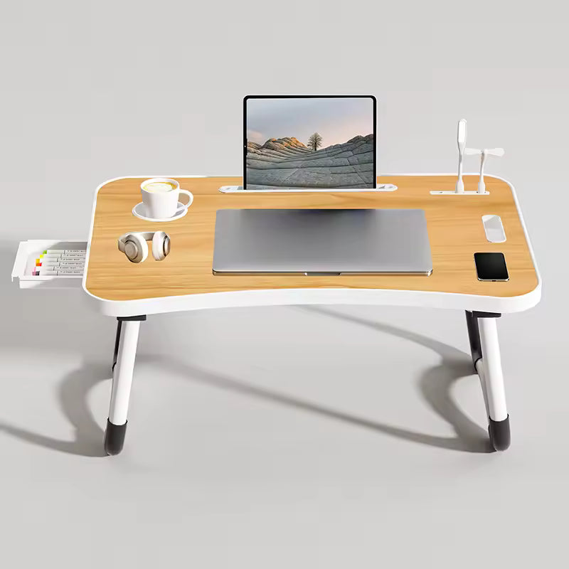 “Foldable Laptop Desk with Light & Fan”  🚚 Free Shipping on Every Order! - LizzCart