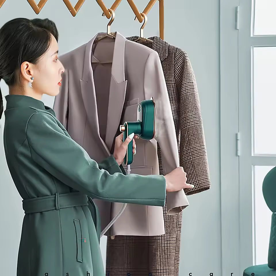 360° Mini Handheld Steam Iron | Portable Garment Steamer for Home & Travel Fast, Ship Free! - LizzCart