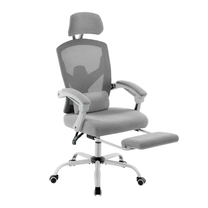 🎮 JHK Reclining Gaming Chair 💺 Mesh Comfort & Lumbar Pillow   🚚 Free Shipping on Every Order! - LizzCart
