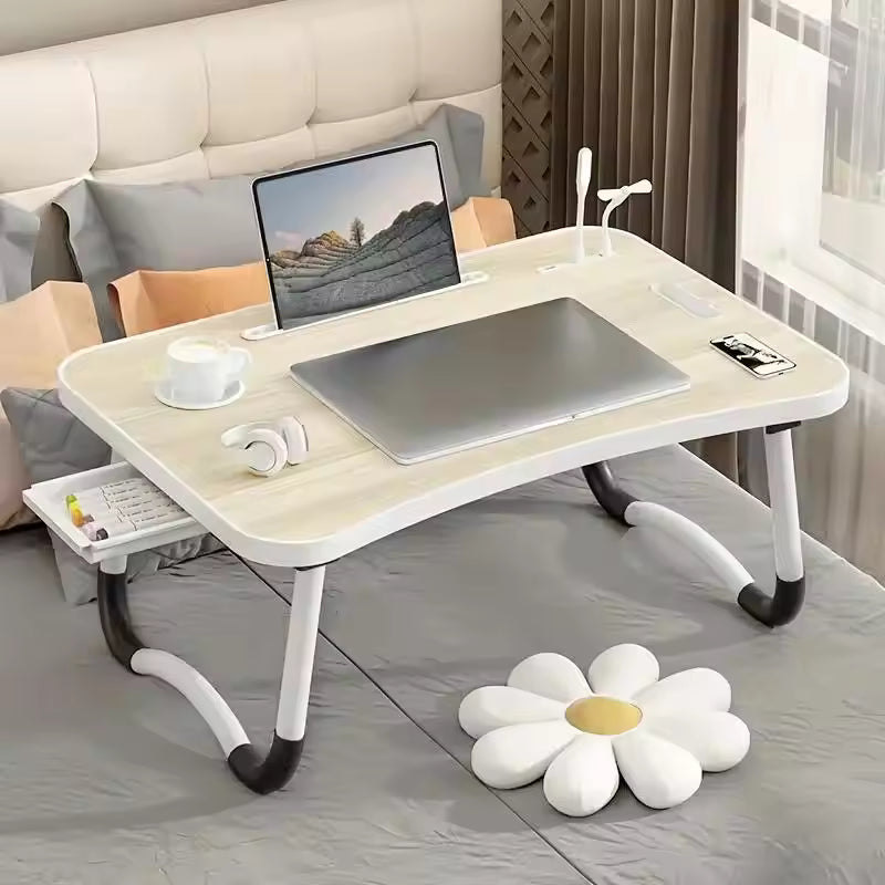 “Foldable Laptop Desk with Light & Fan”  🚚 Free Shipping on Every Order! - LizzCart