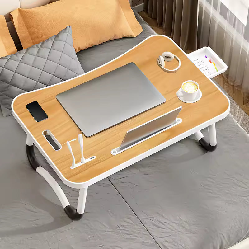 “Foldable Laptop Desk with Light & Fan”  🚚 Free Shipping on Every Order! - LizzCart