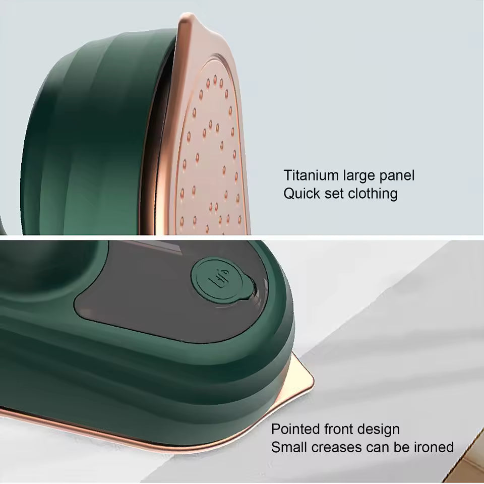 360° Mini Handheld Steam Iron | Portable Garment Steamer for Home & Travel Fast, Ship Free! - LizzCart