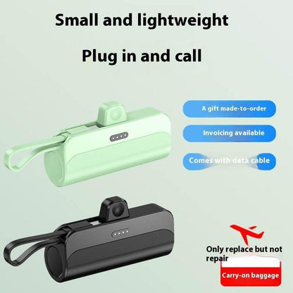 Pocket Wireless Mini Capsule Bank Compact Portable Power Source - LizzCart