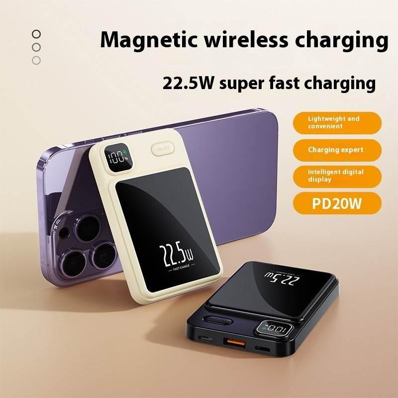 Lightweight Magnetic Wireless 22W Fast Charge Power Bank Charging Mobile Power Supply - LizzCart