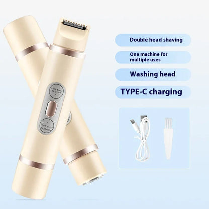 Double-headed Electric Shaver Women's Body Hair Removal Device - LizzCart